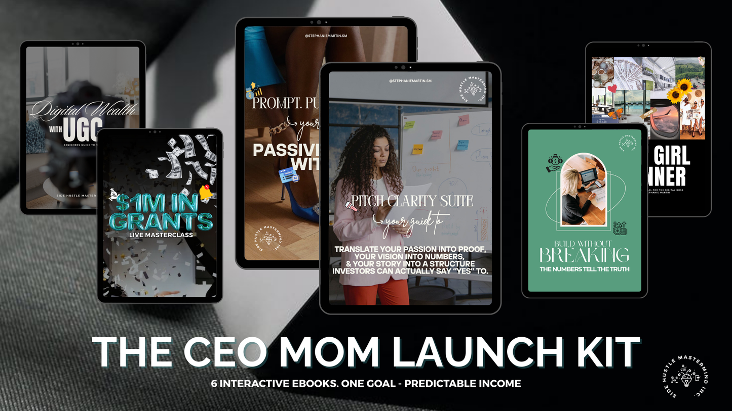 CEO Mom Launch Kit – Pitch. Plan. Profit.